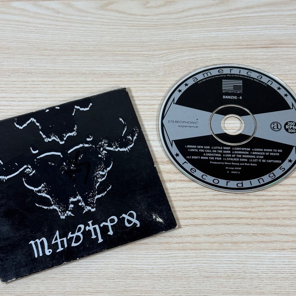 Danzig - Danzig 4 (CD, 1994 American) Rick Rubin Cardboard Sleeve w/ Insert